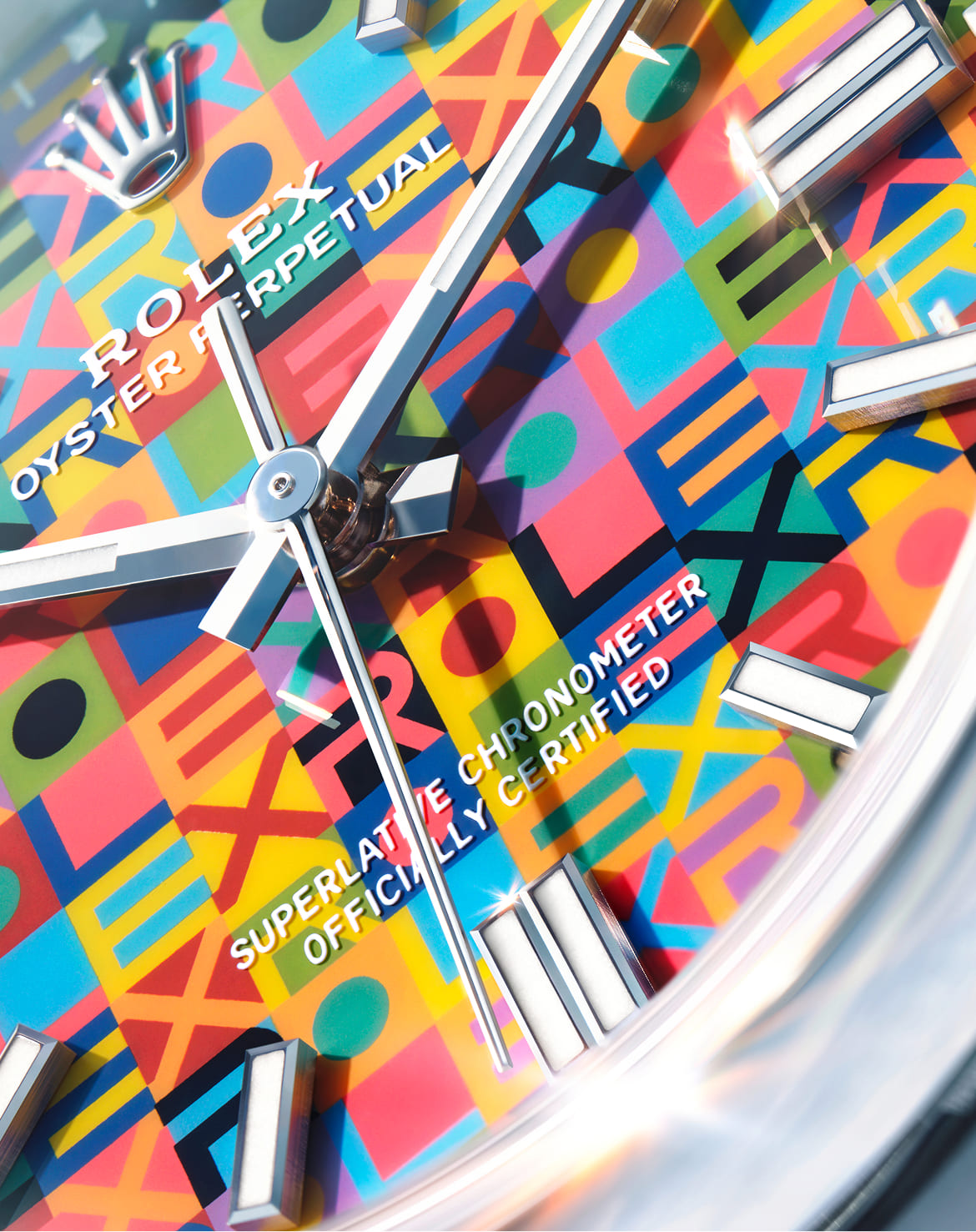 Oyster Perpetual 36 錶面紀念花紋圖案 - 寶鴻堂鐘表